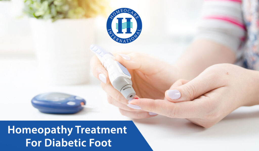 Homeopathy for diabetic foot