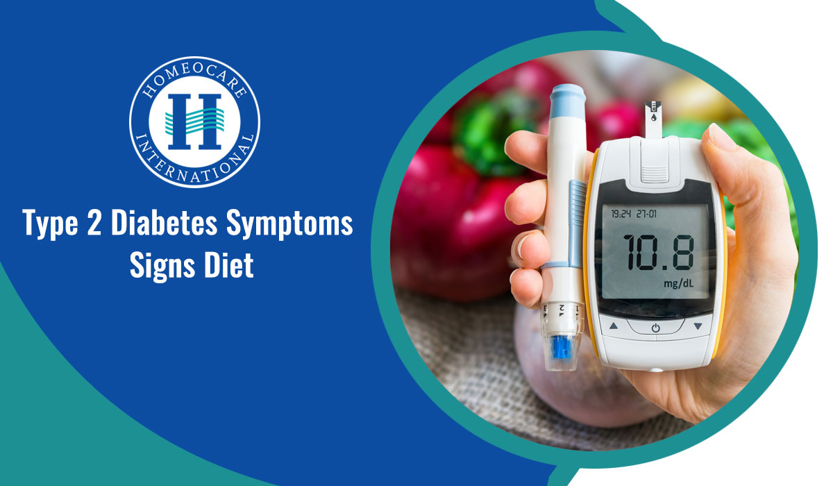 Type 2 diabetes Symptoms signs diet