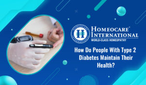 How do people with type 2 diabetes maintain their health?